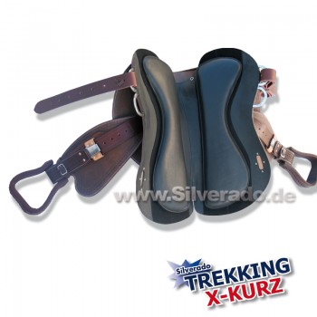 X-Kurz/Pro-Delux  Lederbaumart - baumloser Westernsattel SILVERADO Colorado-Saddlery  14,5 "