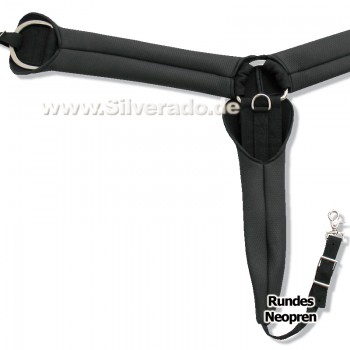 Neopren-Vorderzeug-Western, Breast-Collar von Silverado
