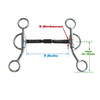 Billy-Allen Bit mit kurzen Anzügen - 18,5 cm