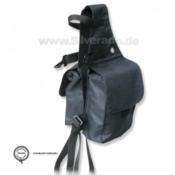 Trekking-Tasche aus Nylon, mit Klettverschluß von Silverado