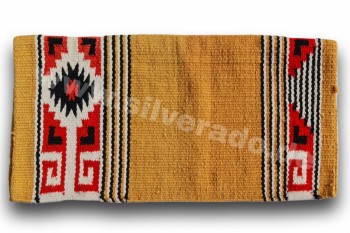 Western - Blanket, Showblanket Wolle, okker  (Restposten)