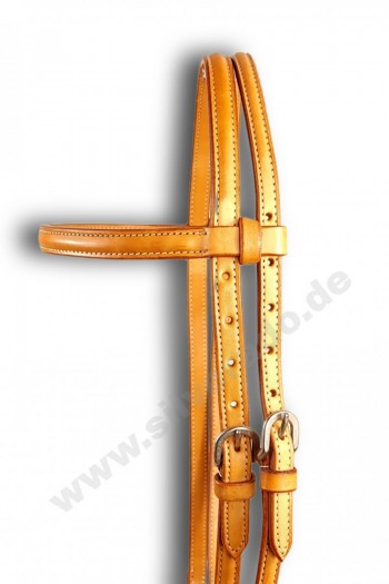 Kopfstück Leder-Doubled / Hell - Quickchange