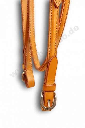 Kopfstück Leder-Doubled / Hell - Quickchange