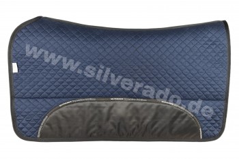 Silverado Lammfell-Westernpad Premiumqualität blau / 80cm x 80cm