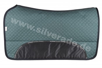 Silverado Lammfell-Westernpad Premiumqualität grün / 75cm x 75cm