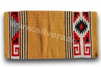Western - Blanket, Showblanket Wolle, okker  (Restposten)