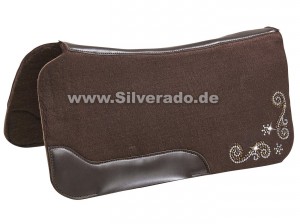 Western-Pad BLING-BLING braun