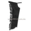 Wildleder-Chaps mit Fransen - M