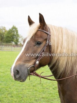 Westernzaum Carson - dunkelbraun