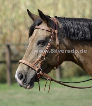 Sidepull - natur Harnessleder, American Plain