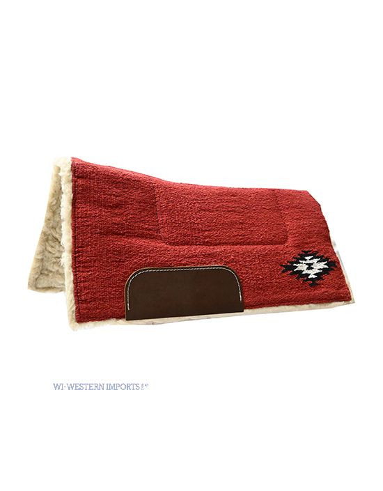 Pony Westernpad anatomisch rot